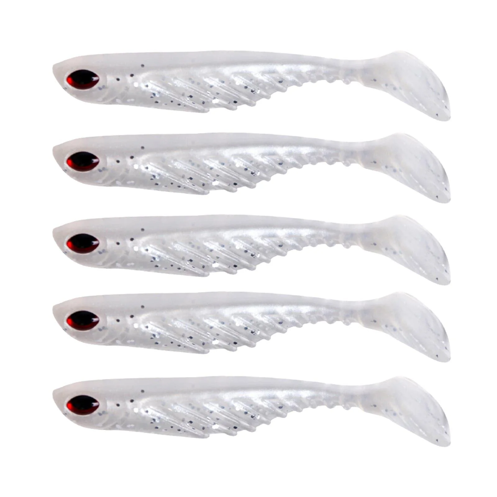Dr.Fish 5pcs Soft Plastic Swimbaits 2.75'' - Image 12