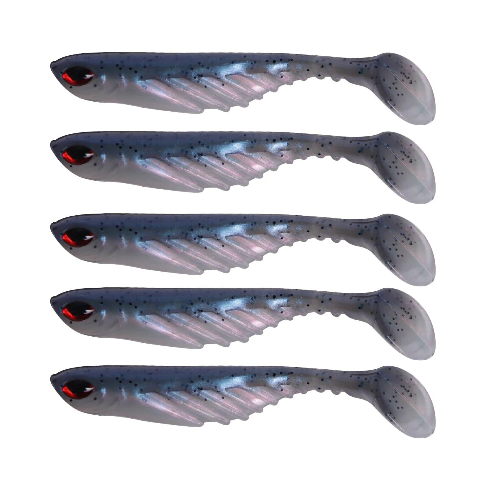 Dr.Fish 5pcs Soft Plastic Swimbaits 2.75'' - Image 13