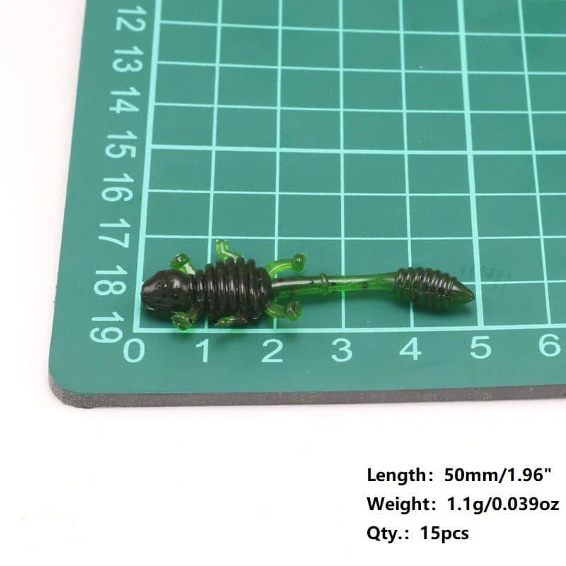 Dr.Fish 15pcs Soft Plastic Tadpoles 1.97'' - Image 2
