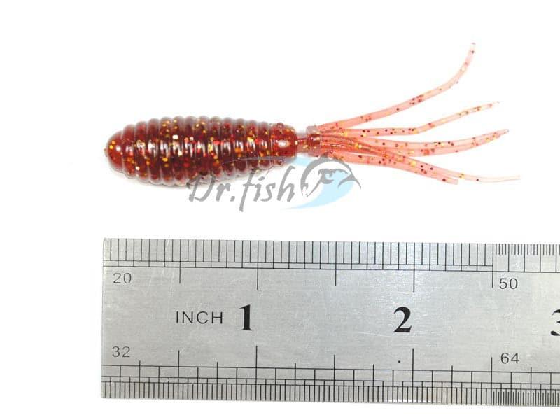 Dr.Fish 10pcs Soft Plastic Tail Worms 2.5'' - Image 5
