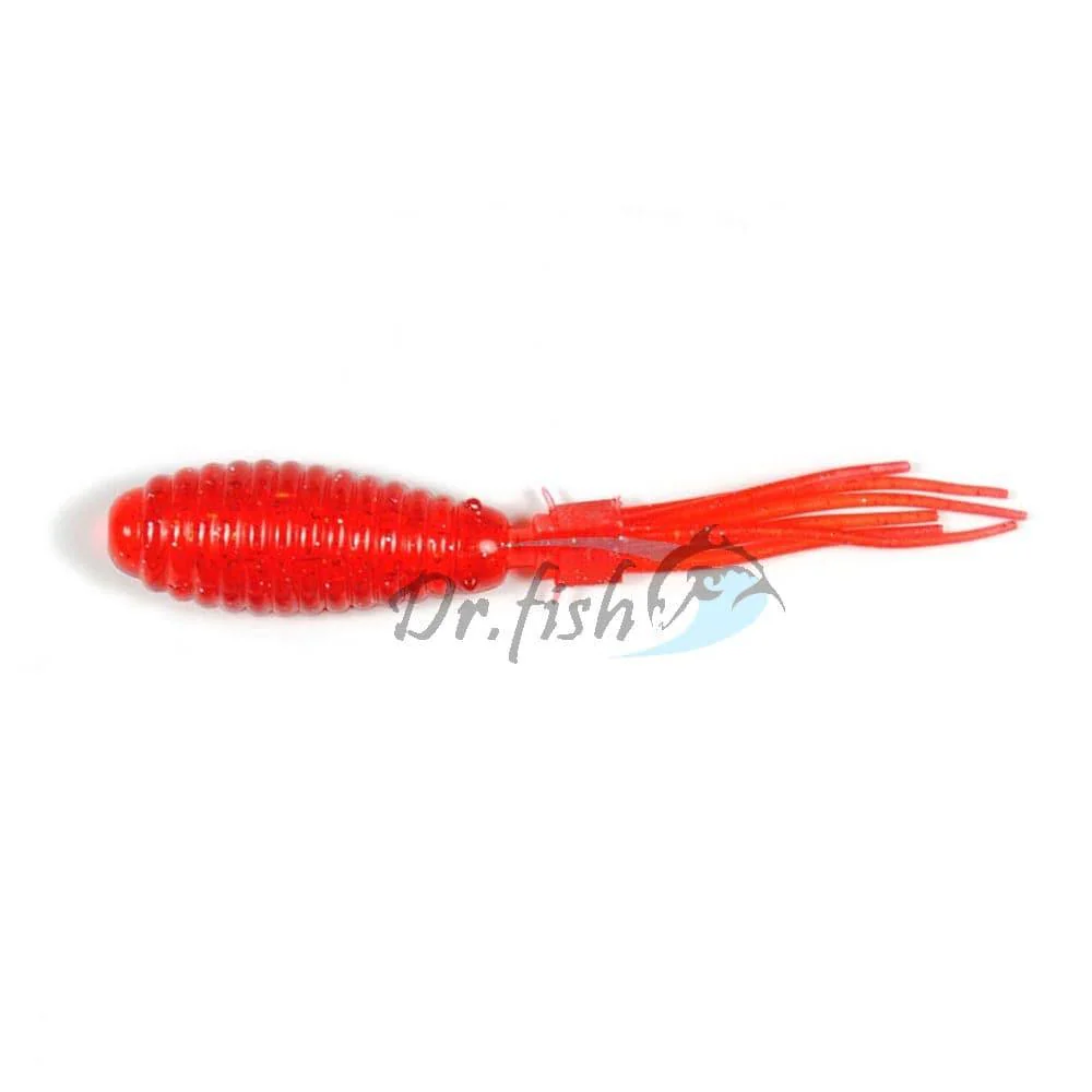 Dr.Fish 10pcs Soft Plastic Tail Worms 2.5'' - Image 9
