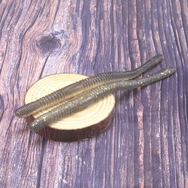 Dr.Fish 10pcs Soft Worms Sinking 4.53'' - Image 11