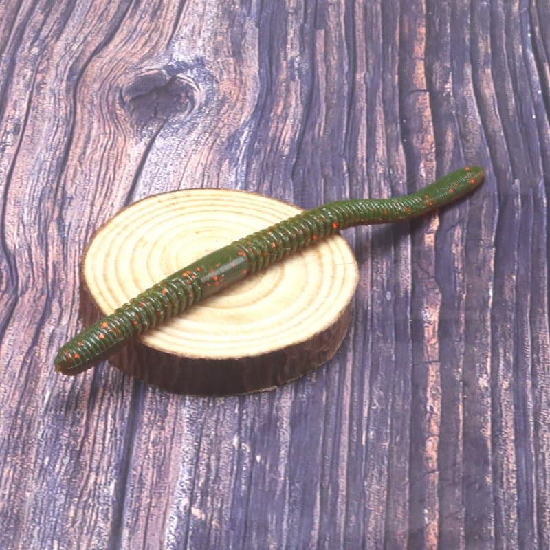Dr.Fish 10pcs Soft Worms Sinking 4.53'' - Image 5
