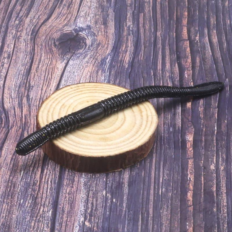 Dr.Fish 10pcs Soft Worms Sinking 4.53'' - Image 9