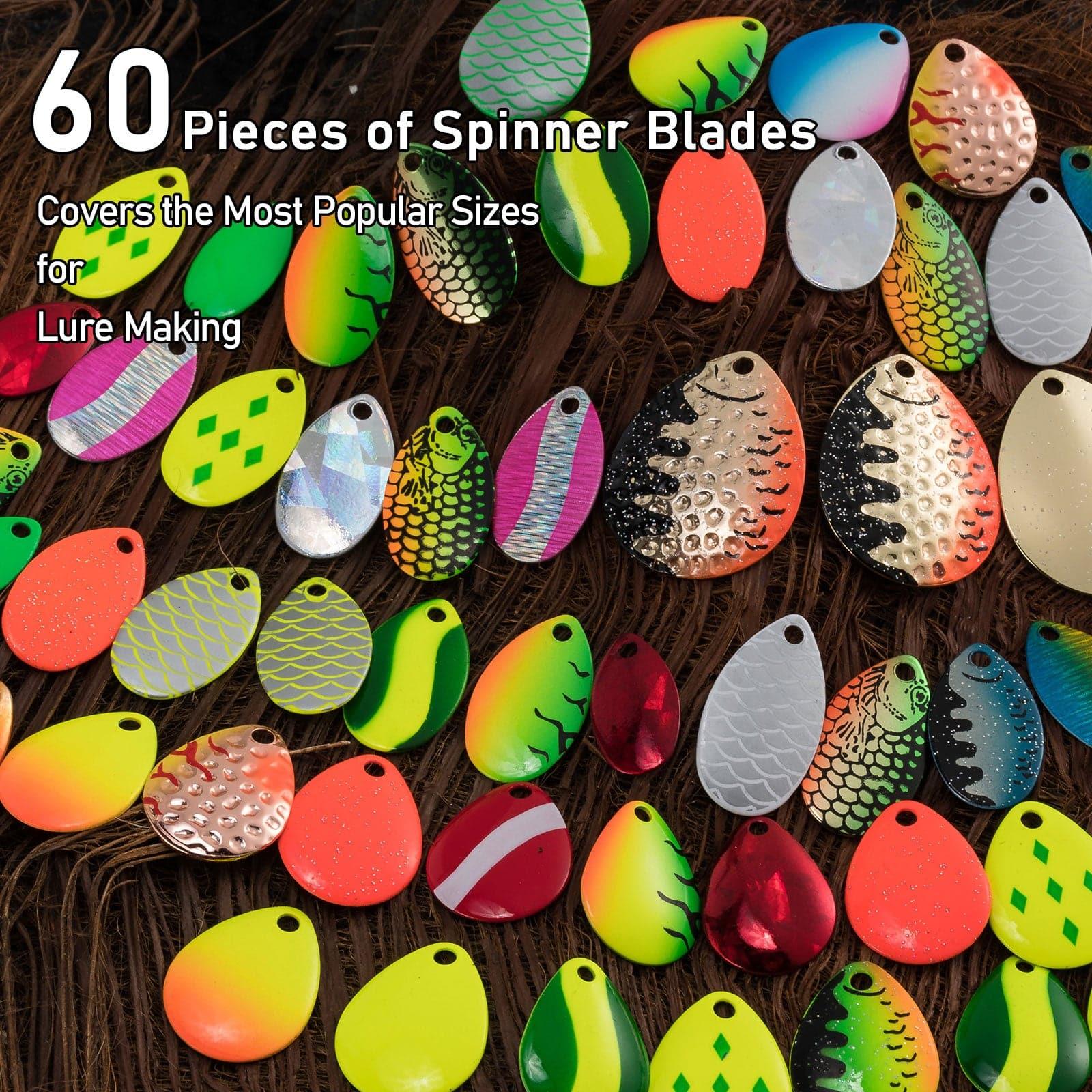 Dr.Fish 60pcs Spinner Blades Kit - Image 2