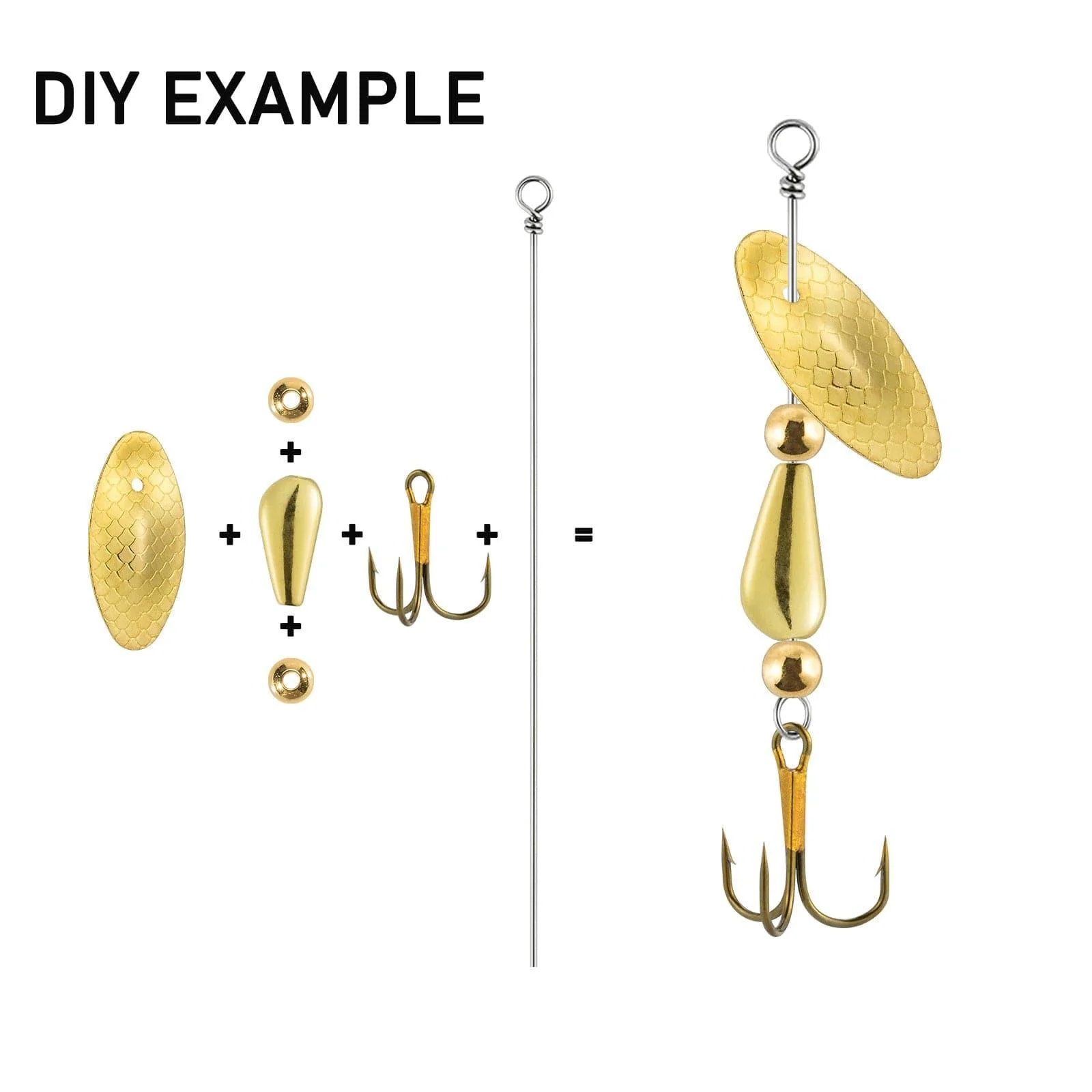Dr.Fish 120pcs Spinner Making Kit - Image 3