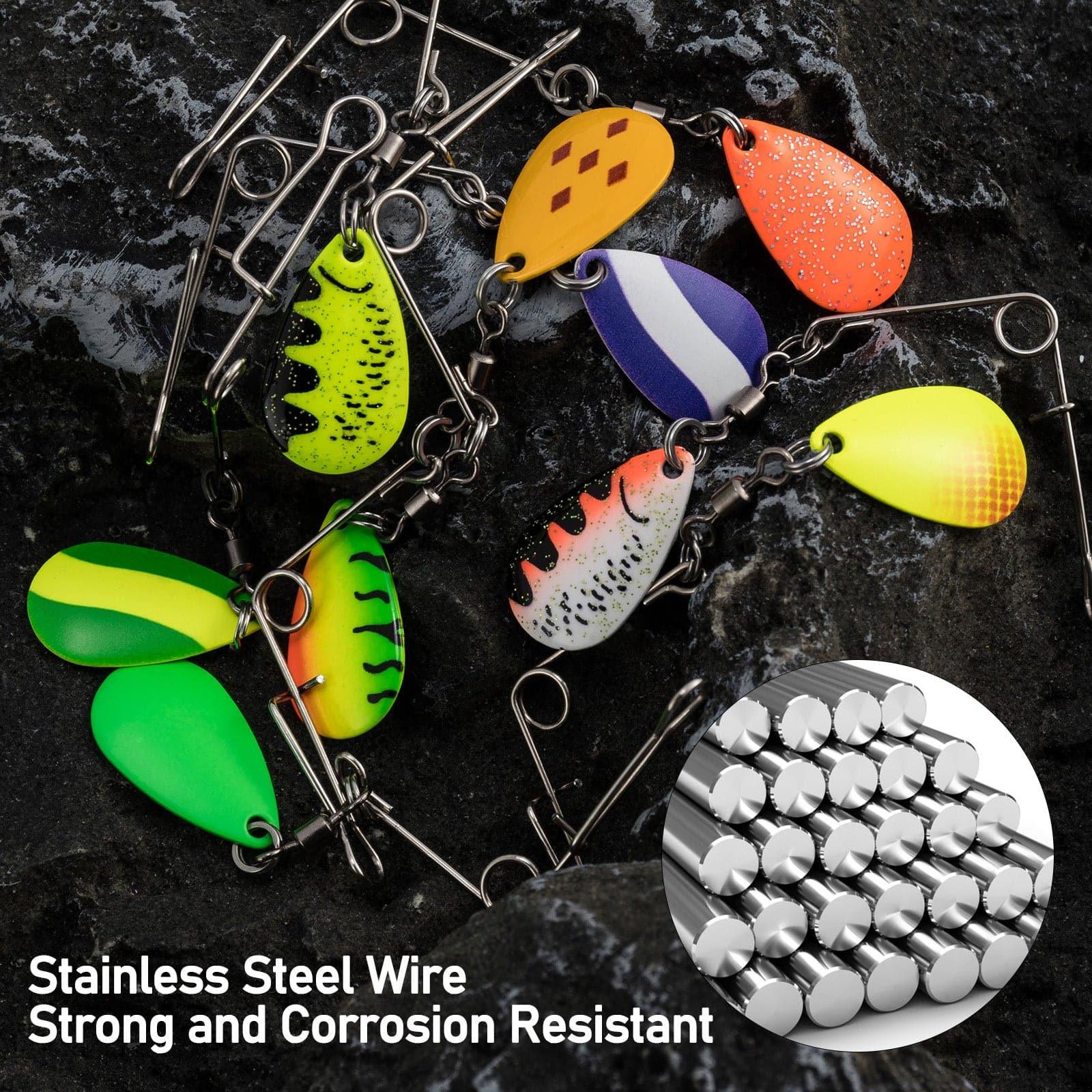 Dr.Fish 10pcs Spinnerbait Arms #2 Blade - Image 3