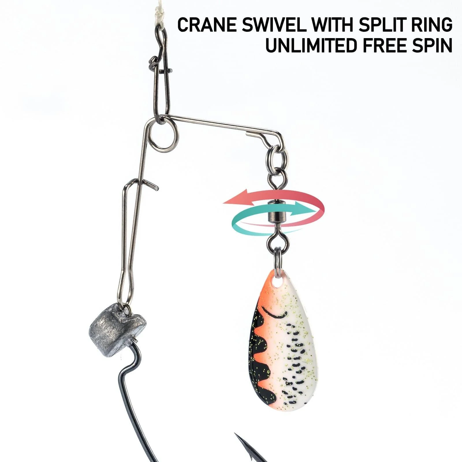 Dr.Fish 10pcs Spinnerbait Arms #2 Blade - Image 6
