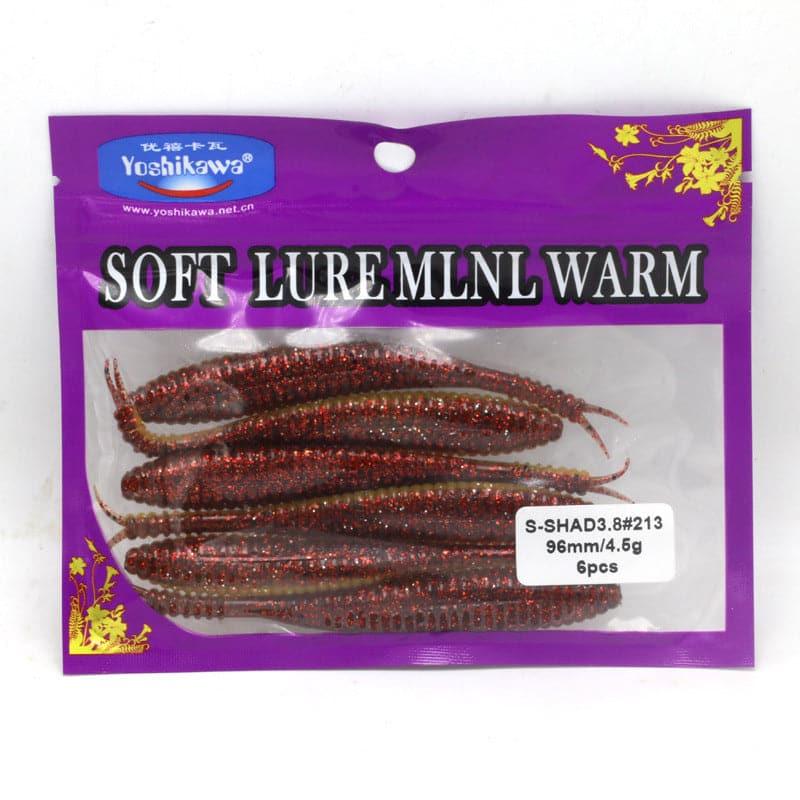 Dr.Fish 6/7pcs Split Tail Swimbaits 3.78'' - Image 2
