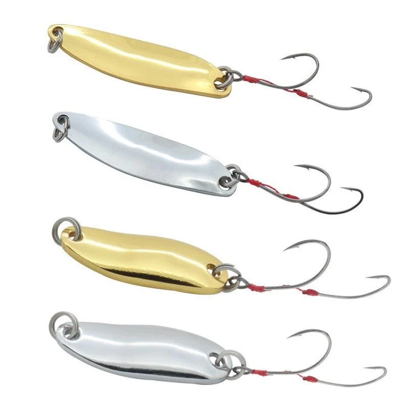Dr.Fish 5pc Spoons Lure with Single Hooks 2.5g-3.5g