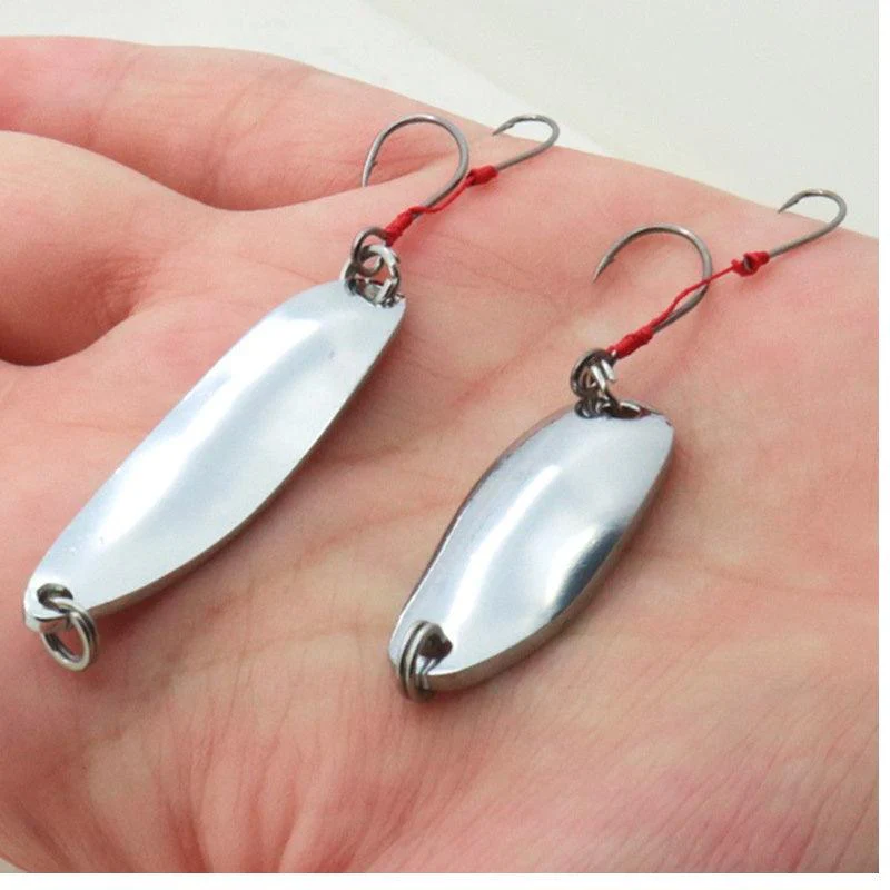 Dr.Fish 5pc Spoons Lure with Single Hooks 2.5g-3.5g - Image 7