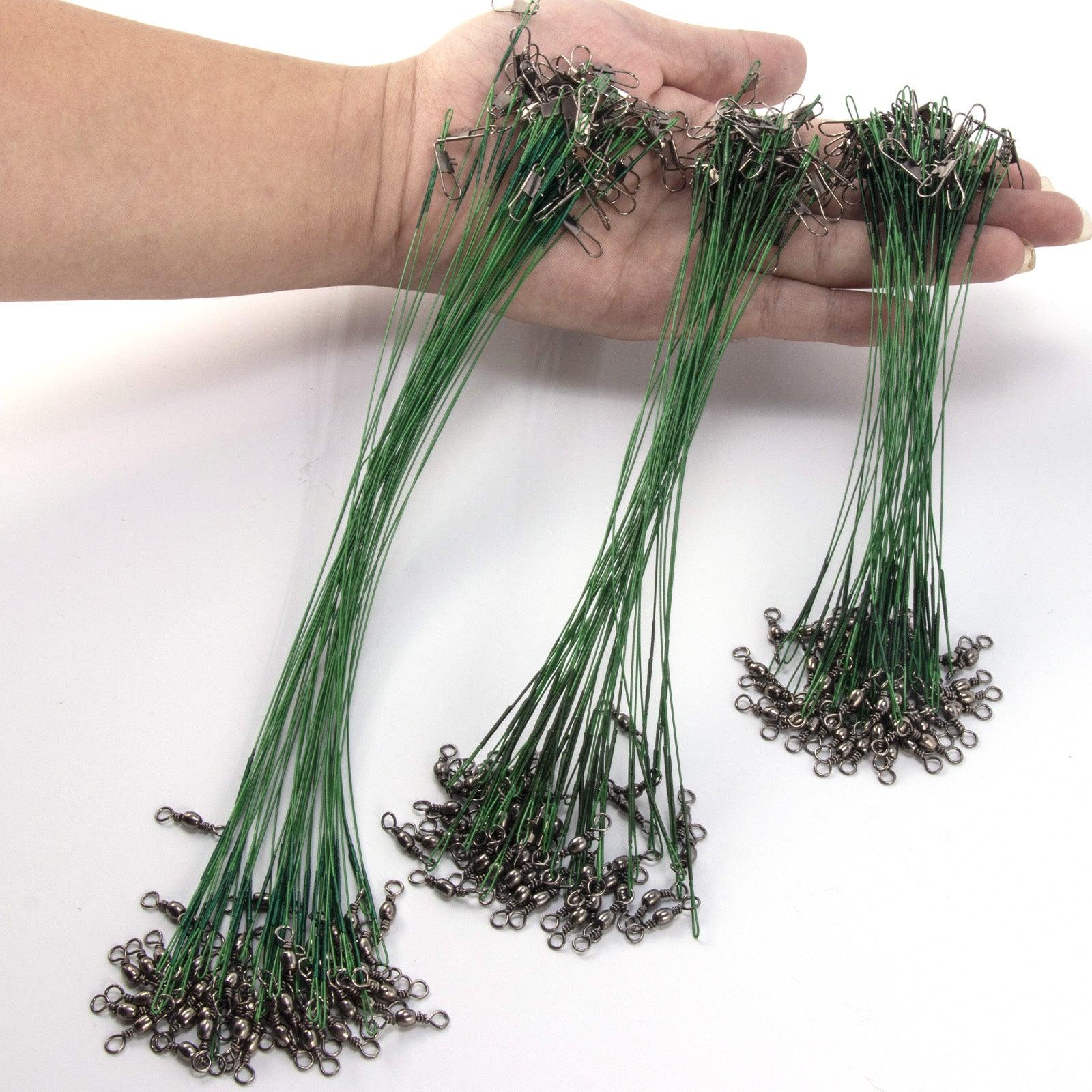 Dr.Fish 50pcs Stainless Steel Wire Leader 40lb 15-25cm - Image 12