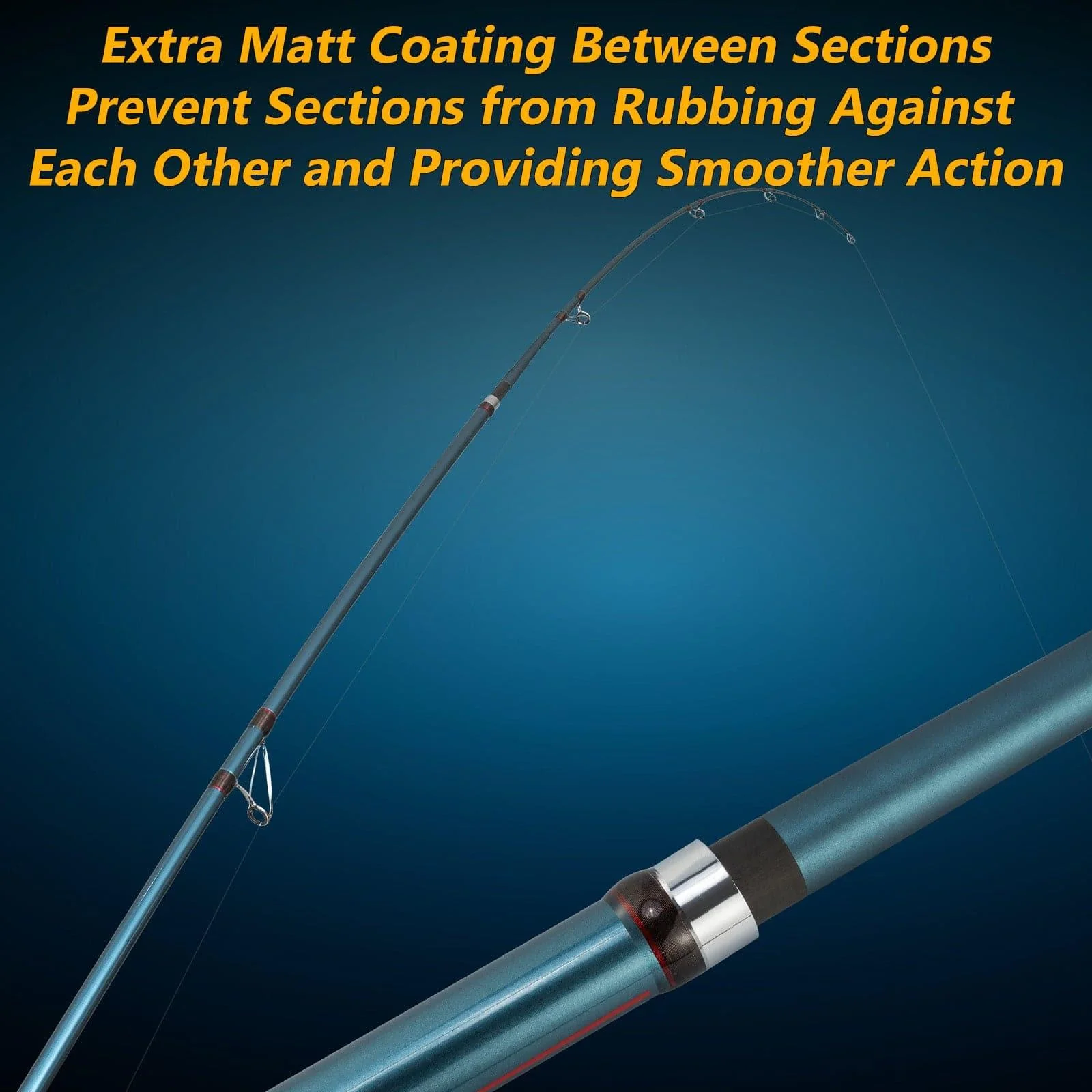 Dr.Fish Hard Surf Spinning Rod 11.8ft 3 Section - Image 4