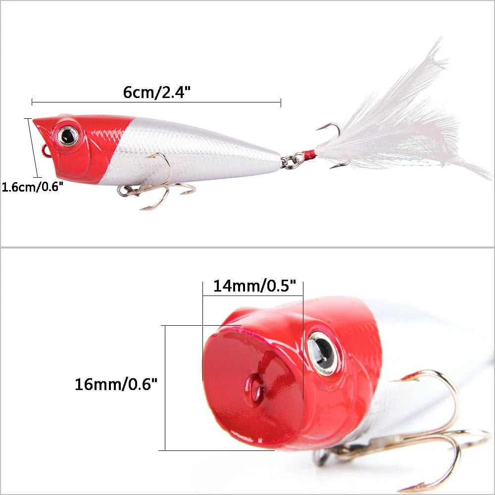 Dr.Fish Surface Popper Lure 2.5'' 0.3oz - Image 3