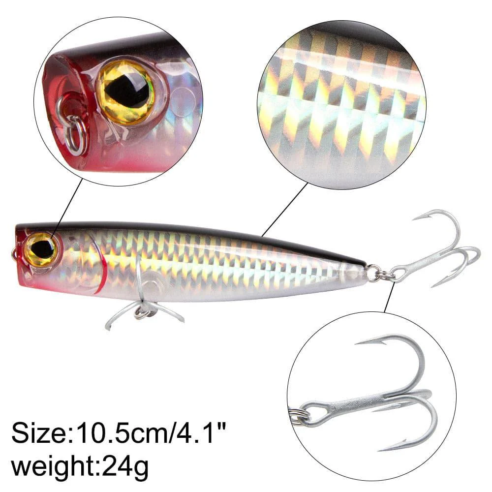 Dr.Fish 4pcs Topwater Hard Baits Kit - Image 6