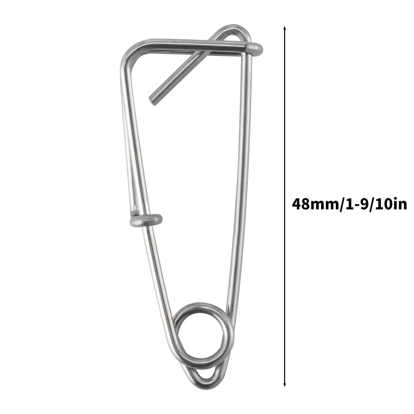 Dr.Fish 10pcs Sliver Trotline Clips - Image 2