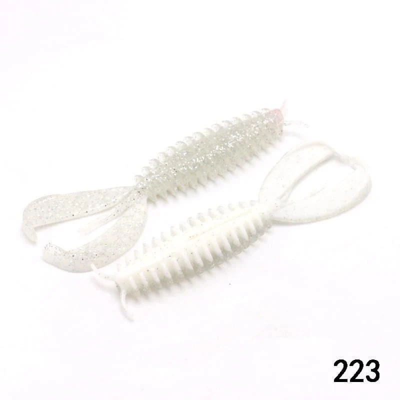 Dr.Fish 6/8pcs Twin Tail Worms 3.54'' - Image 14