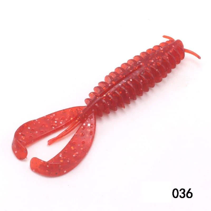 Dr.Fish 6/8pcs Twin Tail Worms 3.54'' - Image 5
