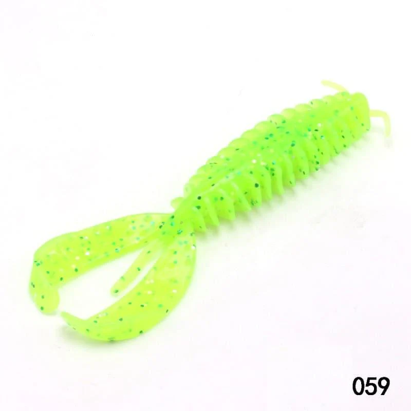 Dr.Fish 6/8pcs Twin Tail Worms 3.54'' - Image 9