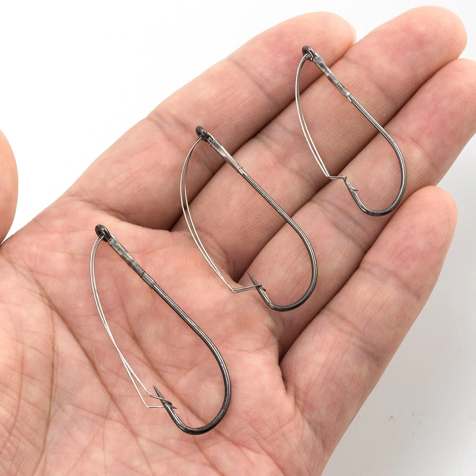 Dr.Fish Weedless Worm Hooks Long Shank - Image 5