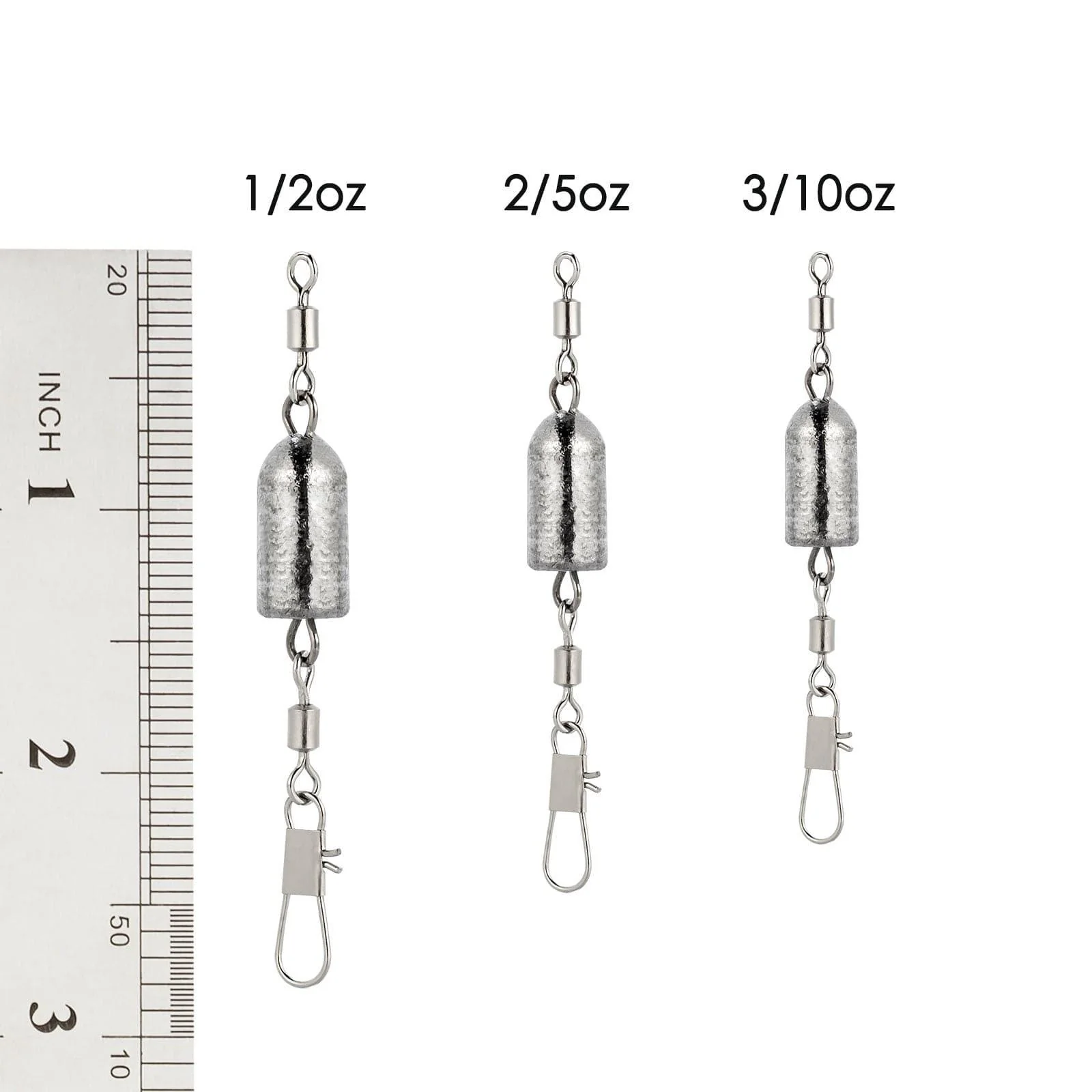 Dr.Fish Weighted Swivel Snap 3/10oz-1/2oz - Image 6
