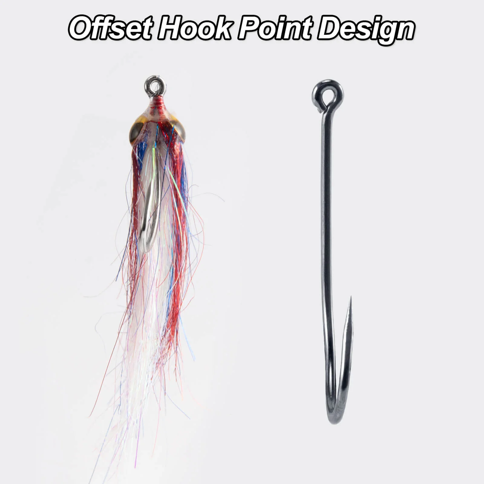 Dr.Fish 6pcs Wounded Minnow Fly Ice Dub - Image 4
